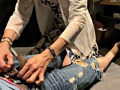 Alice Ichinose gives a blowjob