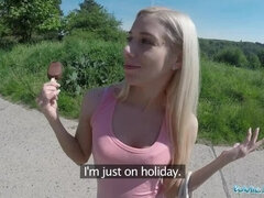 Blonde, Tir de sperme, Hd, Hongroise, De plein air, Pov, Public, Adolescente