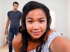 Culo grande, Mamada, Morena, Polla, Estilo perrito, Interracial, Adolescente, Tetas