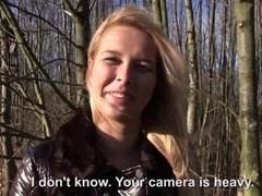 Leie, Blondine, Schwanz, Geld, Pov
