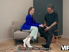 美人, ハードコア, なめる, ヌード, コキ, ロシア人, 三人, オッパイの