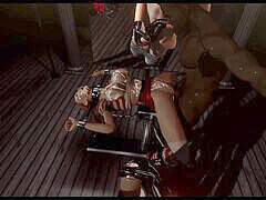 3 dimensionaal, Bondage discipline sadomasochisme, Grote mammen, Dominatie, Vrouw, Dominante vrouw, Spel, Latex