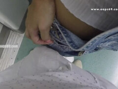 Bus, En gros plan de très près, Habillées, Queue, Exhib, Branlette thaïlandaise, Public, Allumeuse