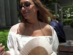 Amateur, Bottes, Petite amie, Lunettes, Fille latino, Chatte, Rasée, Maigrichonne