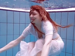 Playa, Europeo, Polaco, Pelirrojo, Ducha, Sexo soft, Tetas, Bajo el agua
