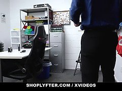 Judy Jolie punished for shoplifting & fucked hard in shoplyfter