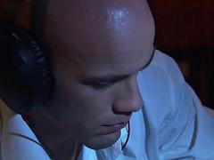 Tussi, Grosser schwanz, Spermaladung, Flexibel, Masturbation, Rotschopf, Spielzeuge, Vintage