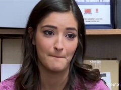 18 ans, Brunette brune, Attrapée, Prisonnier, Criant