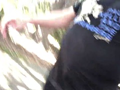 素人, はじめて, ゲイ, 祖父, アウトドア, 公共, 一人