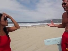 Ass Fucking lesson for a new lifeguard - cassandra cruz