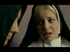 Chica, Tetas grandes, Rostro sentado, Penetracion con dedos, Lesbiana, Monja, Público, Coño