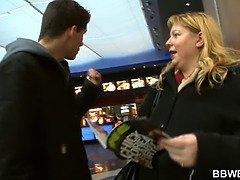 お尻, ぽっちゃり, ブロンド, 巨乳な, イマラチオ, デブ, 母, 義母