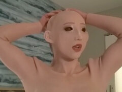 Puppe, Frau, Maske, Gummi