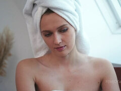 Cul, Doigter, Souple, Chatte, Solo, Adolescente, Nénés, Mouillée