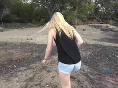 Amateur, Playa, Bikini, Rubia, Peludo, Bragas, Pov, Flaco