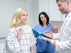 Grosser arsch, Grosser schwanz, Grosse titten, Blasen, Arzt, Hundestellung, Milf, Nass