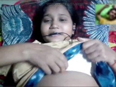 Bondage, Branlette thaïlandaise, Indienne, Petite femme, Chatte, Élève, Rasée, Adolescente