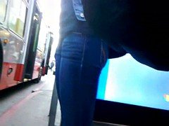 BootyCruise: Chinatown Bus Stop 7- Crotch Cam