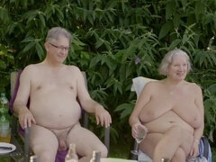 Naturist, old & young, dude