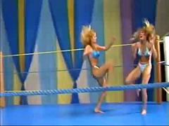 Wrestling: Blonde, Vintage Unsensored Porn