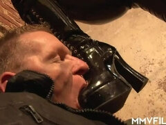 Schwanz, Weibliche domination, Fetisch, Handjob, Latex, Masturbation, Milf, Orgasmus
