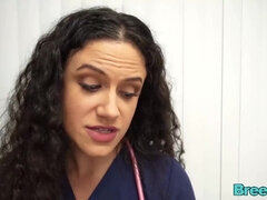 FERTILITY SPECIALIST CREAMPIE - reality threesome sex with doctor at fertility clinic