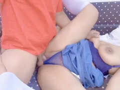 Indonesian Hijab Schoolgirl Stepsister Creampie - Tight Pussy Fucked Hard by Brother in Uniform