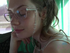 Blasen, Besamung, Masturbation, Öl, Orgasmus, Öffentlich, Muschi, Titten