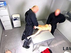 Brutaal, Groep, Hd, Politie, Straf, Realiteit, Mager, Trio