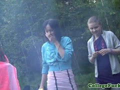 Минет, Колледж, Семяизвержение, Хд, На природе, Русские, Студентка, Сиськи