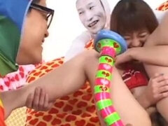 Bizarre, Fétiche, Poilue, Japonaise, Seins naturels, Pov, Jouets, Bizarre