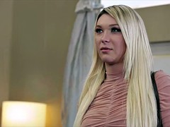 Kont, Grote mammen, Blond, Shemale