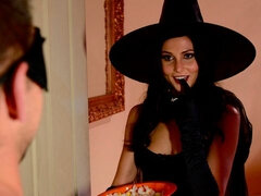 Kont, Pijpbeurt, Laarzen, Bruinharig, Hondjeshouding, Jurk, Kousen, Tiener