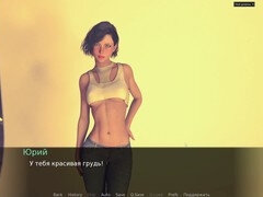 Kont naar mond, Gebondenheid, Jurk, Spel, Masturbatie, Naakt, Tepels, Slaaf