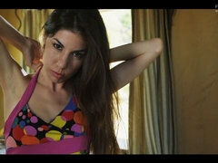 Cul, Nue  à poil, Seins naturels, Rasée, Solo, Dénudage, Adolescente, Nénés