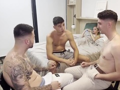 Semen en la boca, Grupo, Sexo duro, Casero, Coño, Español, Intercambio de parejas, Tetas