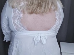 Hairy Pussy in Pantyhose - Cheating BBW MILF Amateur Homemade