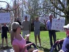 Amateur, Blonde, Tir de sperme, Partouze, Groupe, Hd, Orgie, De plein air