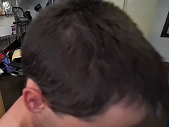 IR amateur stud assfucked by blackcock in the office until facial