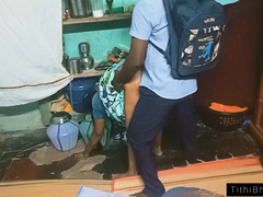 Bangladeshi Student Fucks Teacher in Doggy Style at Her Home - Homemade Desi Sex