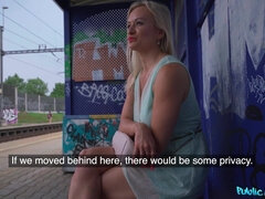 Blonde Fucked Behind Train Station 1 - Erik Everhard