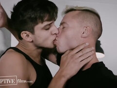 Army Jock Gives Bunkmate His First Gay Experience