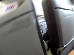 A Flying Orgasm - Rosario Gallardo Masturbating During Flight To Prague