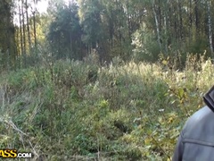 Hot pick up fucking in the forest