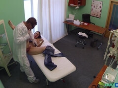 Amateur, Tromperie, Médecin, Massage, Bureau, Réalité, Gicler, Uniforme