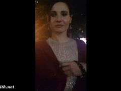 Jeny Smith bottomless in the club. Painted shorts looks like real (hidden cam)