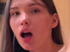 Amateur, Mamada, Pareja, Europeo, Montar, Ruso, Flaco, Adolescente