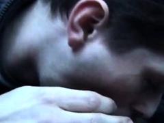 Big-Cock Blowjob in the Car with a Young Swedish Man