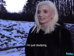 Blond, Pijpbeurt, Geld, Buiten, Openbaar, Student, Tiener, Lelijk
