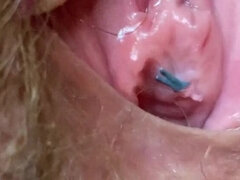 Giantess Pussy Closeup - Homemade Fingering & Wet Masturbation